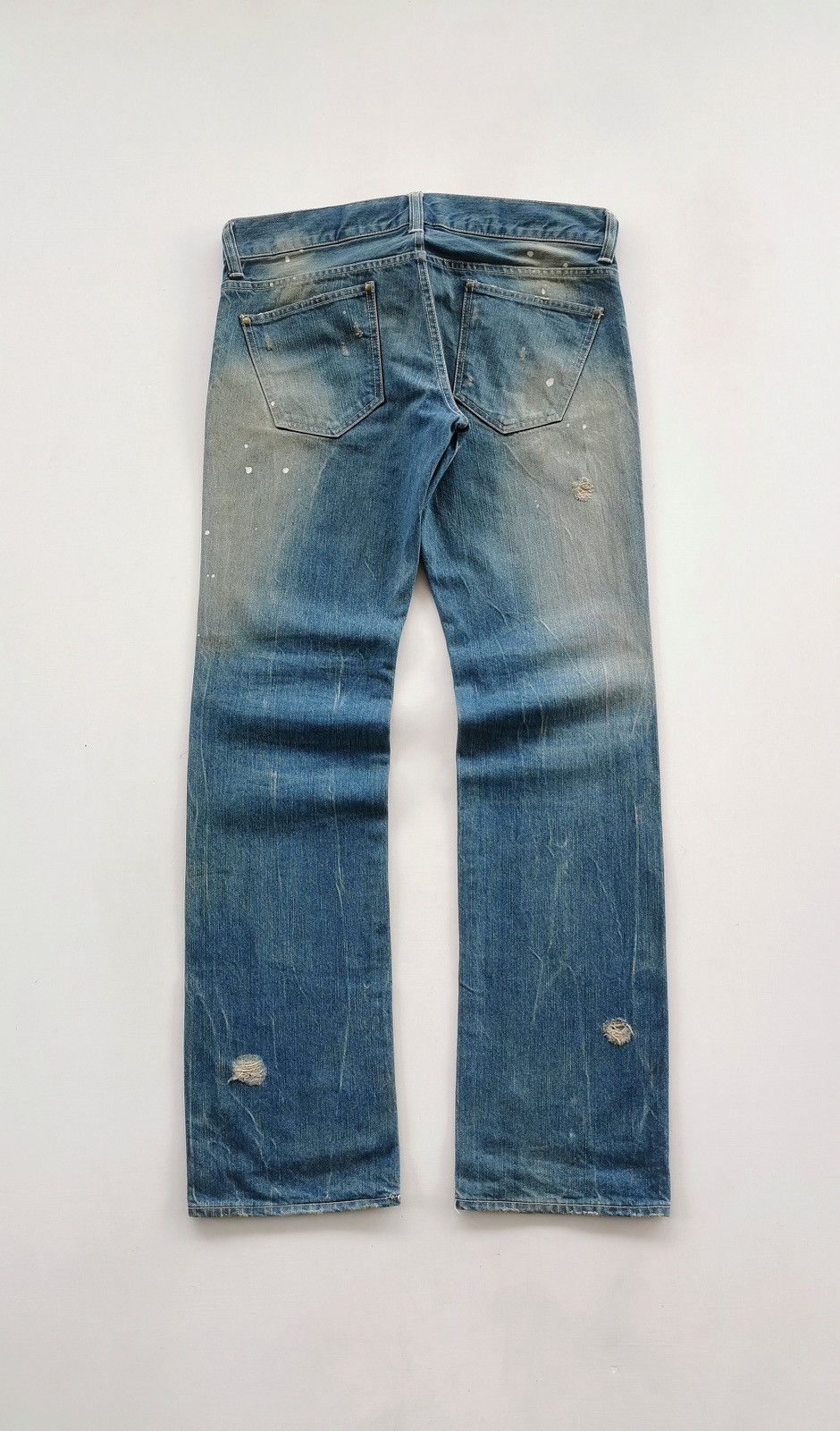Kapital Mudwash Distressed Eight by Gold Label Japan Denim Jeans Size US 34 / EU 50 - 5 Thumbnail