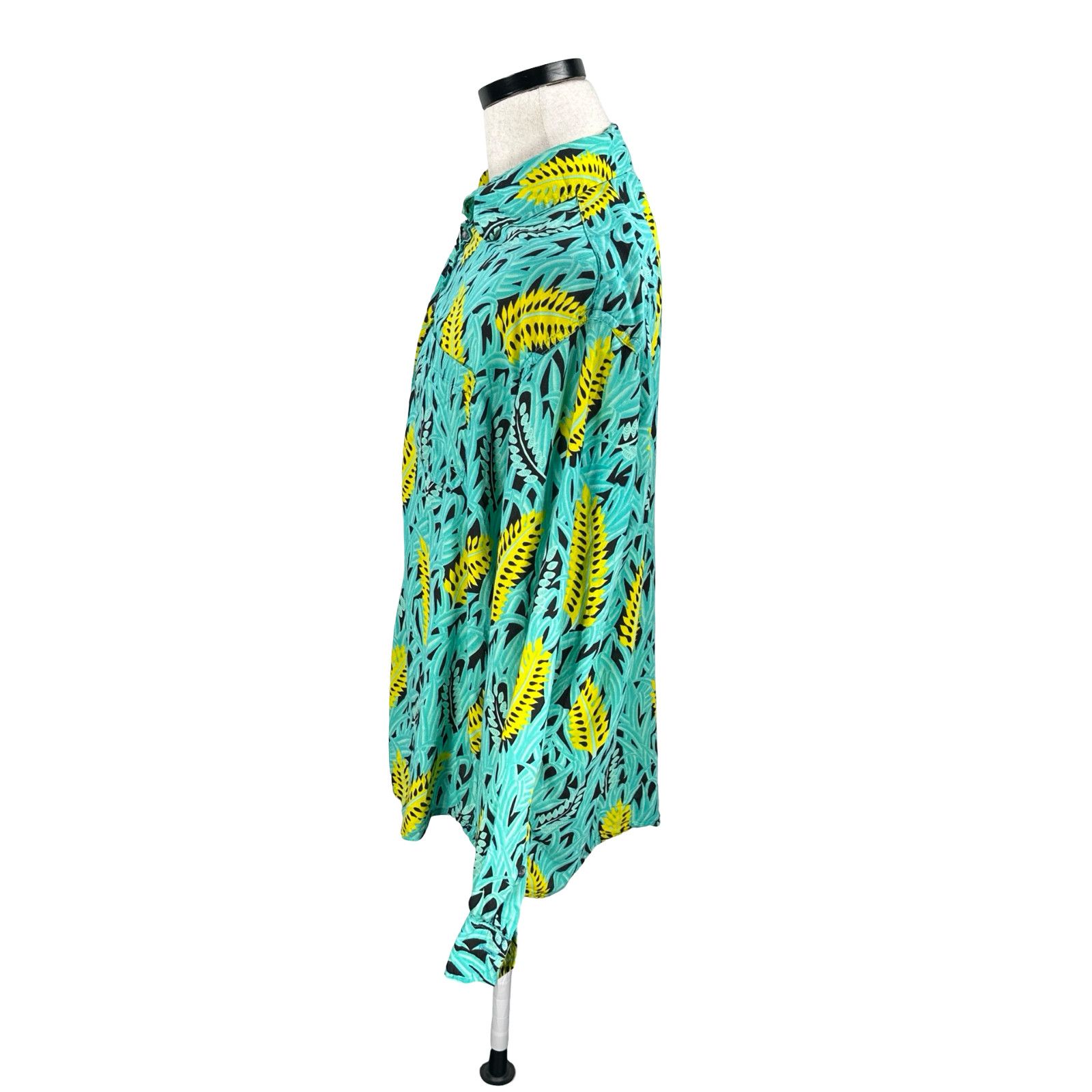 Other Loud Original Shirt Men 2XL Yellow Feathers & Green Grass Size US XXL / EU 58 / 5 - 4 Thumbnail