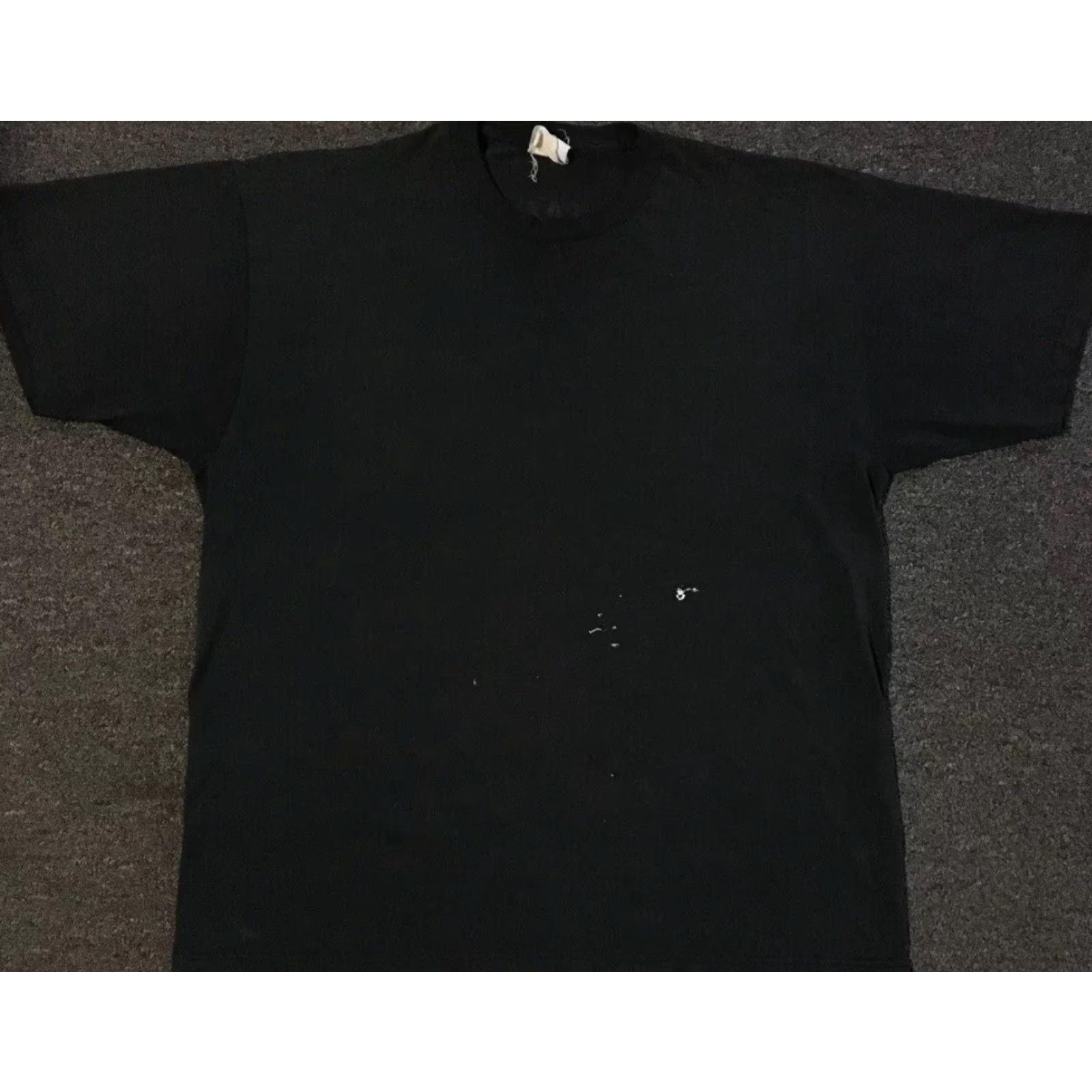 Vintage VINTAGE 90s Faded Distress Trucker Shirt XL Black Motorcycle Mens T-Shirt Grunge Punk Surf Skate Harley Trucker 80s 90s Size US XL / EU 56 / 4 - 2 Thumbnail