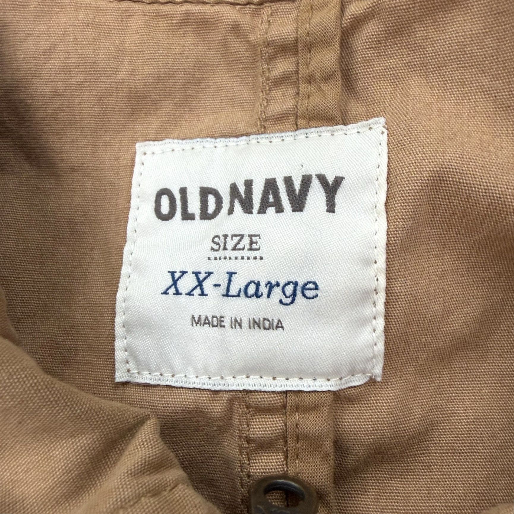 Old Navy VINTAGE Old Navy Vest Mens 2XL Tan Utility Canvas Zip Front Pockets Military Style Autumn Casual Mens Size US XXL / EU 58 / 5 - 7 Thumbnail