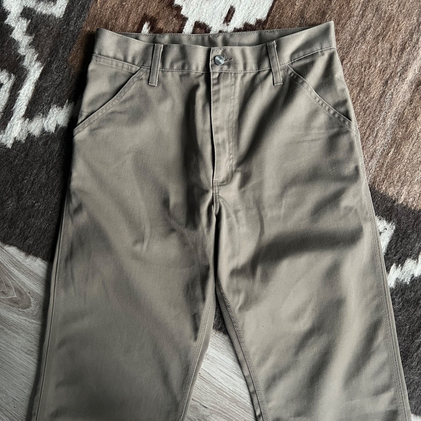 Carhartt Carhartt Simple Pant Khaki Work Utility Pants 9797AC Size US 30 / EU 46 - 5 Thumbnail
