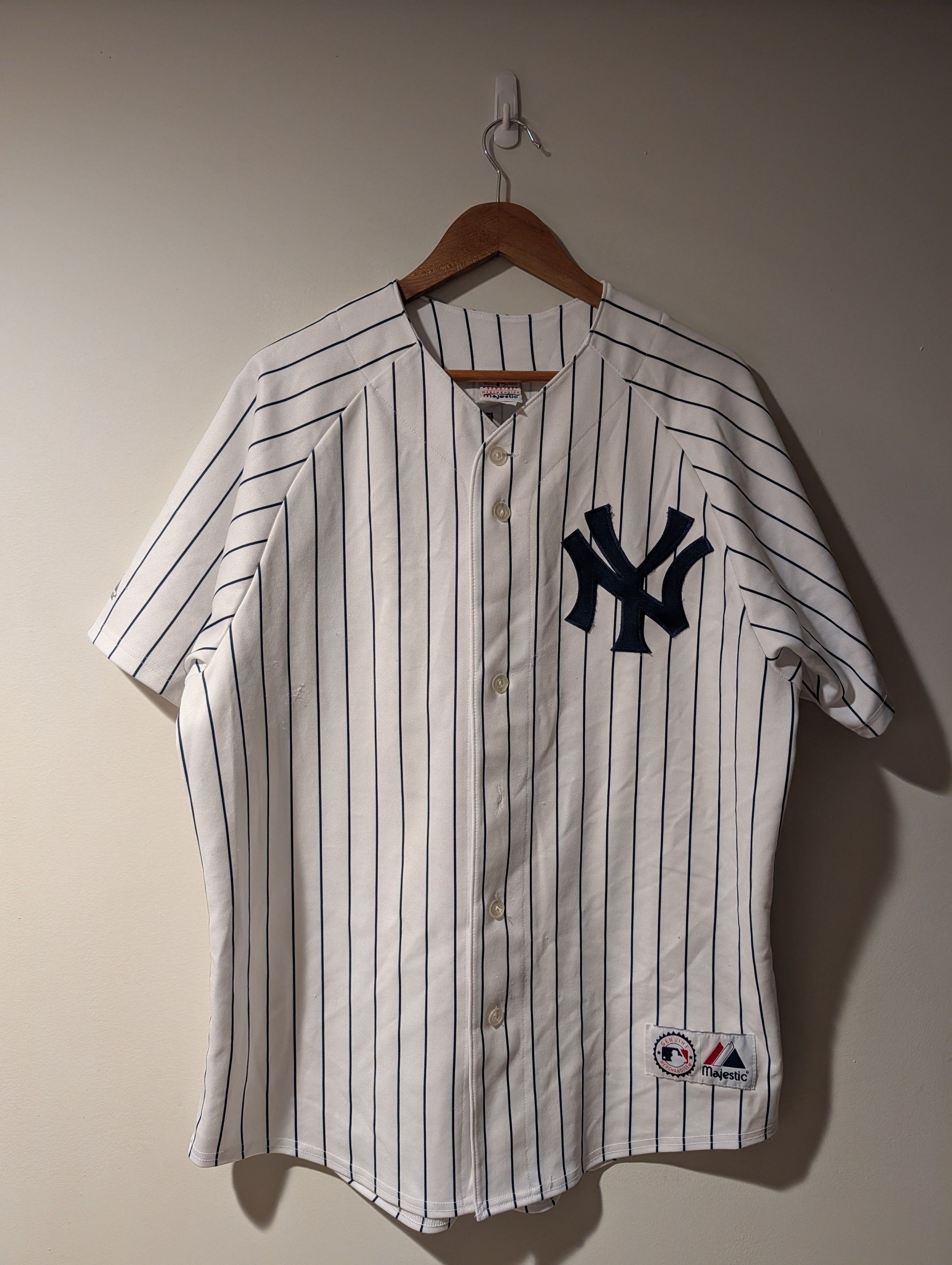 MLB Vintage Y2K New York Yankees Rodriguez MLB Baseball Jersey Size US L / EU 52-54 / 3 - 5 Thumbnail