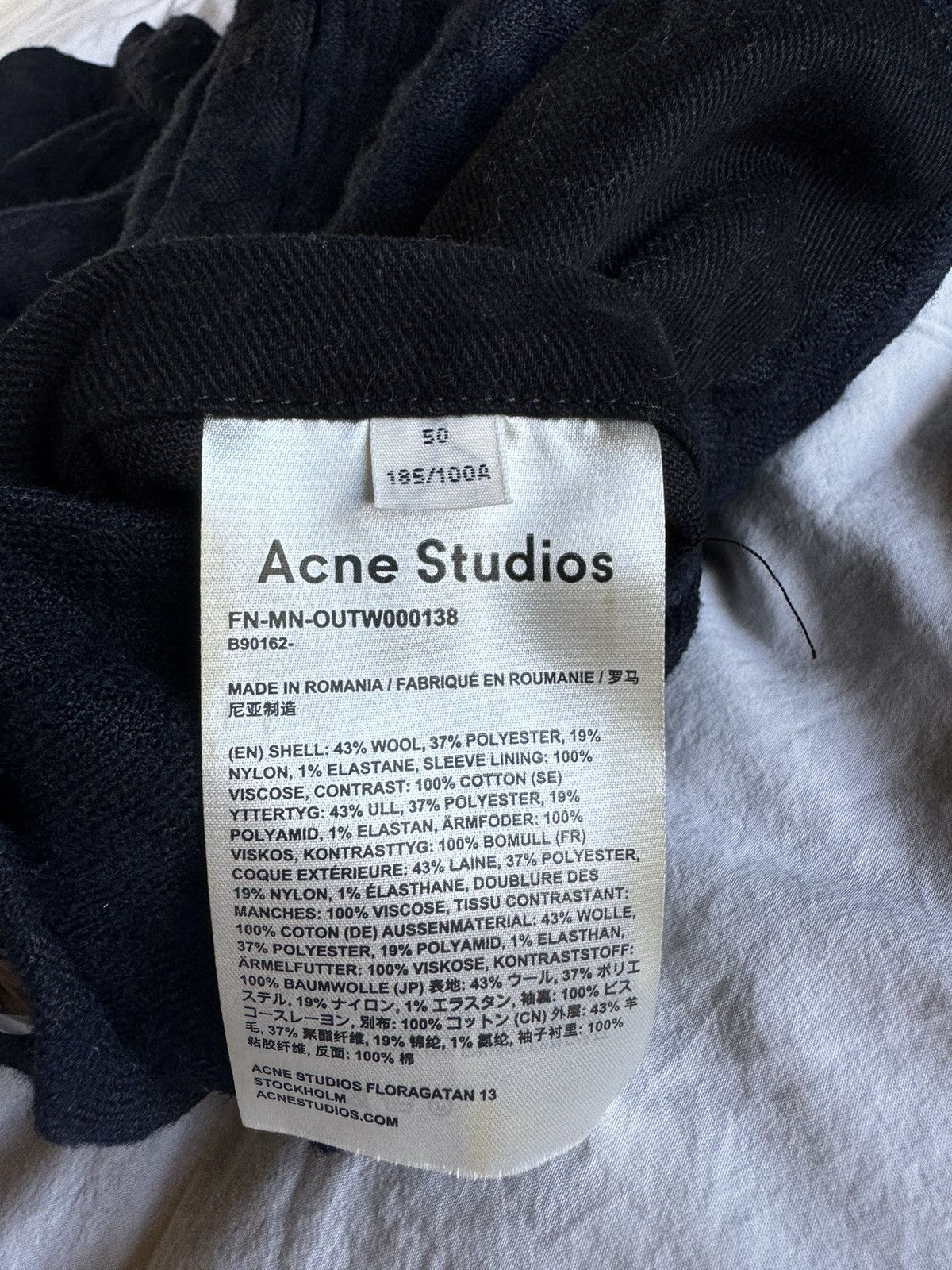 Acne Studios Acne Studios Wool Overshirt Size US M / EU 48-50 / 2 - 5 Thumbnail