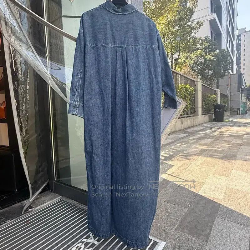 Valentino Valentino Blue Denim Dress for Women . Size L / US 10 / IT 46 - 2 Thumbnail