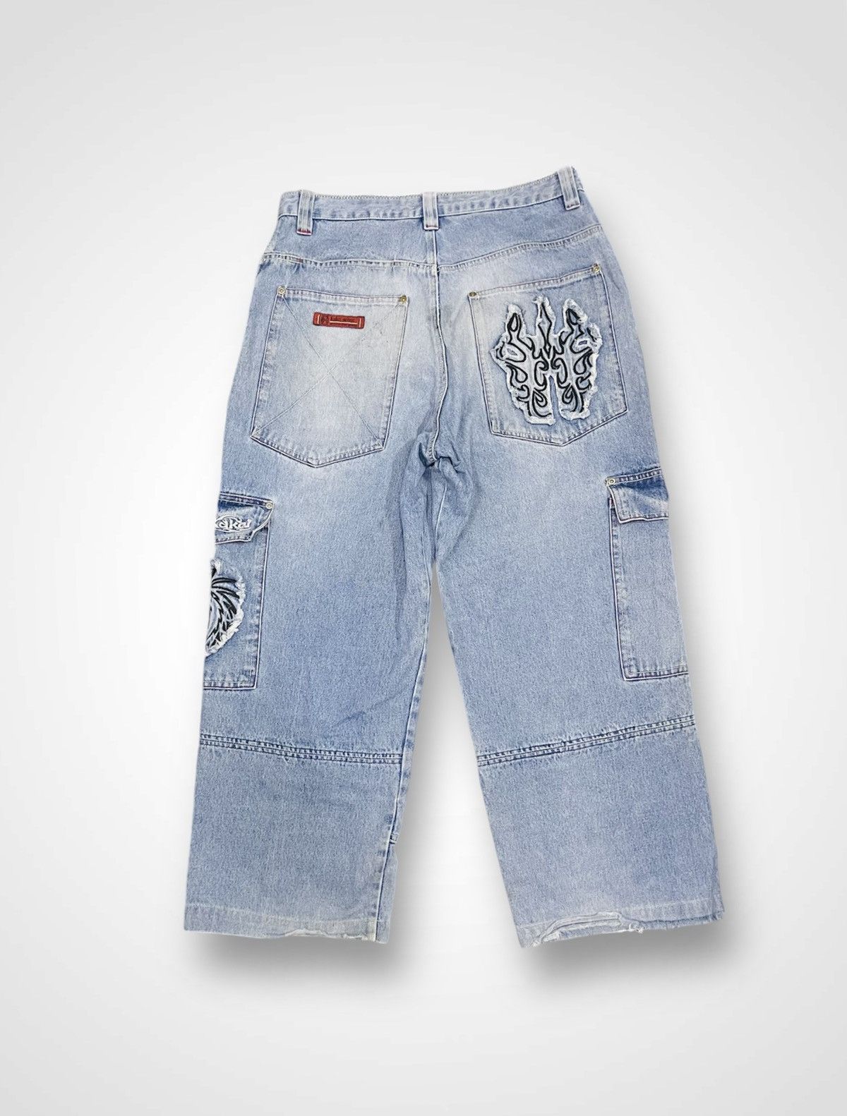 Japanese Brand Kakei Street Baggy Jeans (13) Size US 34 / EU 50 - 2 Thumbnail