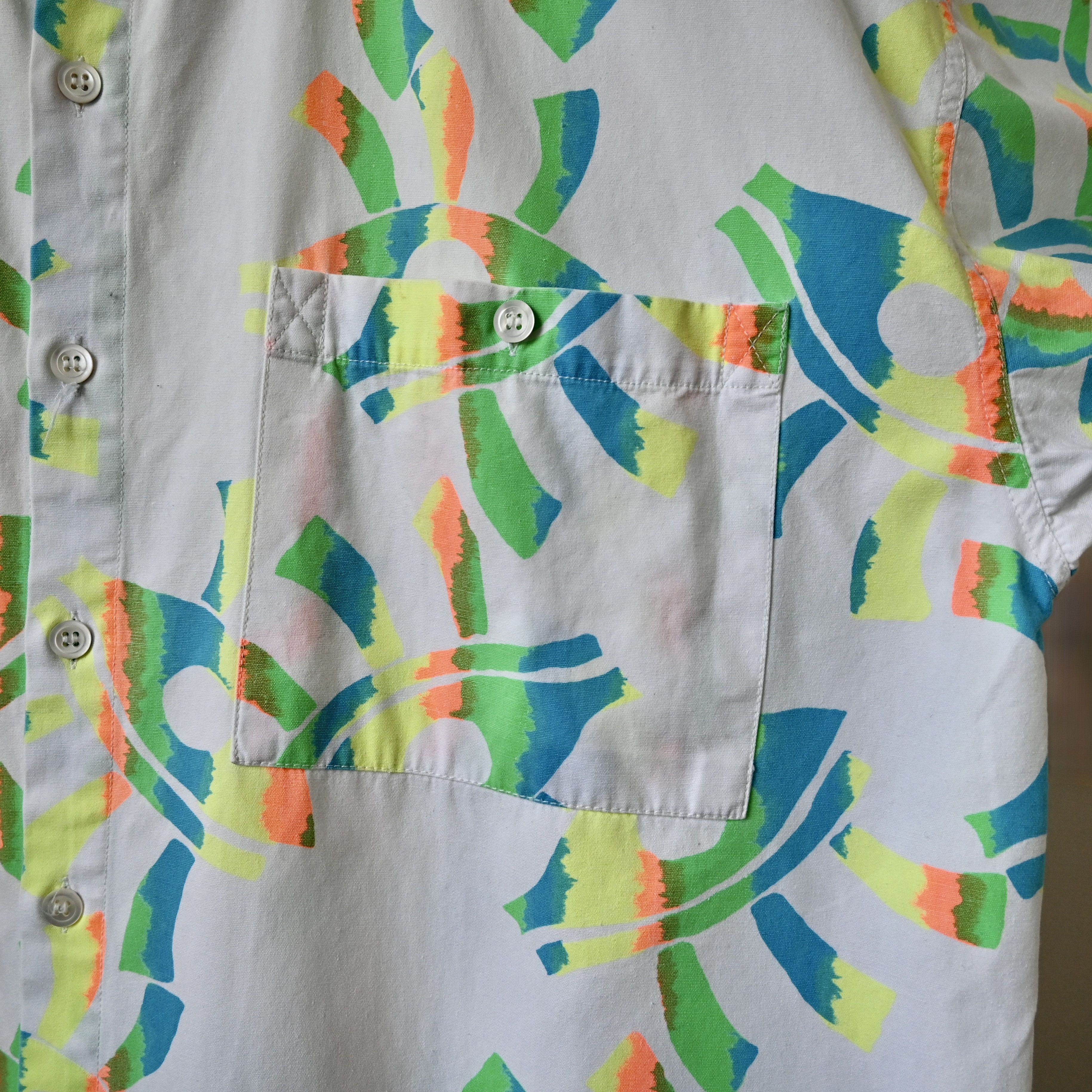 Japanese Brand VTG 1980-1990s PEAKABOO cotton Hawaiian shirt Size US L / EU 52-54 / 3 - 7 Thumbnail
