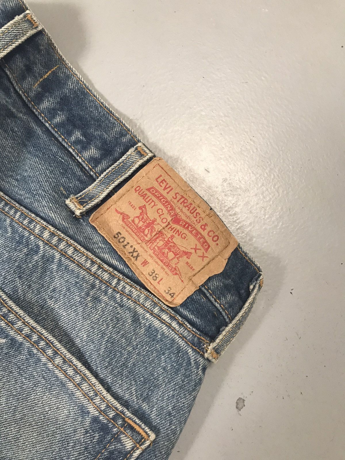 Levi's Crazy vintage Levi’s 501 baggy fit denim Size US 36 / EU 52 - 5 Thumbnail