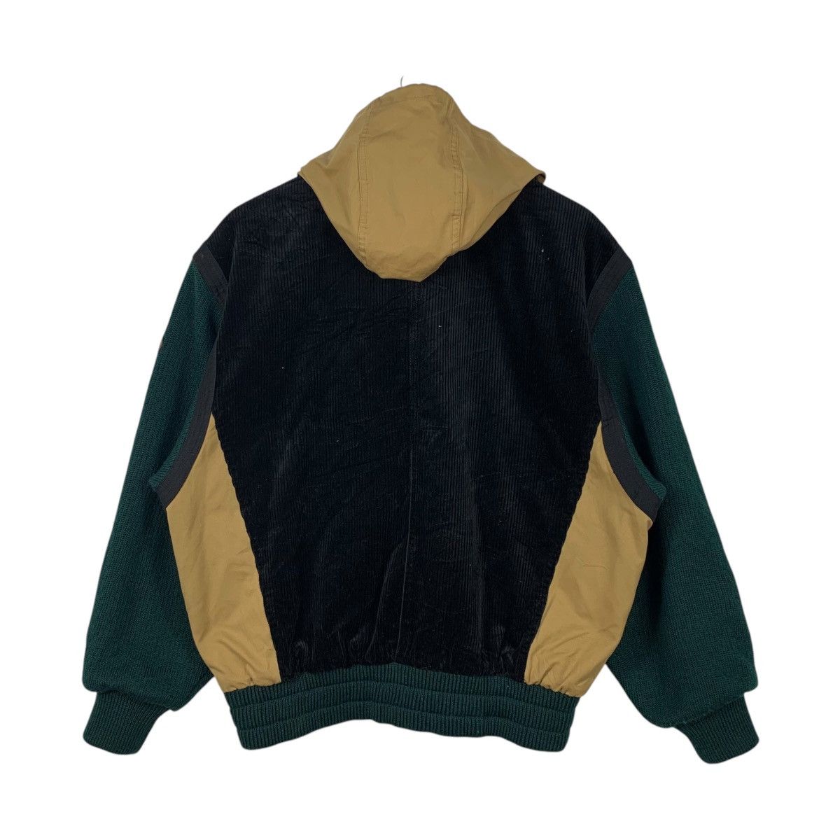 Vintage Vintage PIA SPORTS Casualwear Coduroy Hoodie Bomber Jacket Size US XL / EU 56 / 4 - 2 Thumbnail