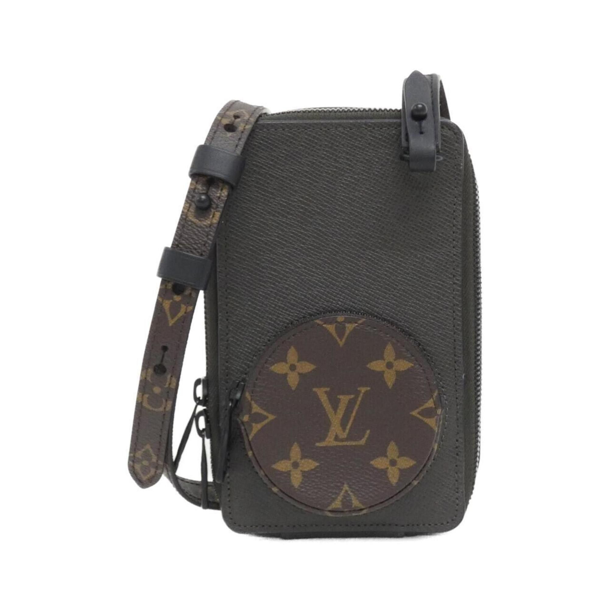 Louis Vuitton Taiga Lama Phone Box M30581 Shoulder Bag in Beige, Women's