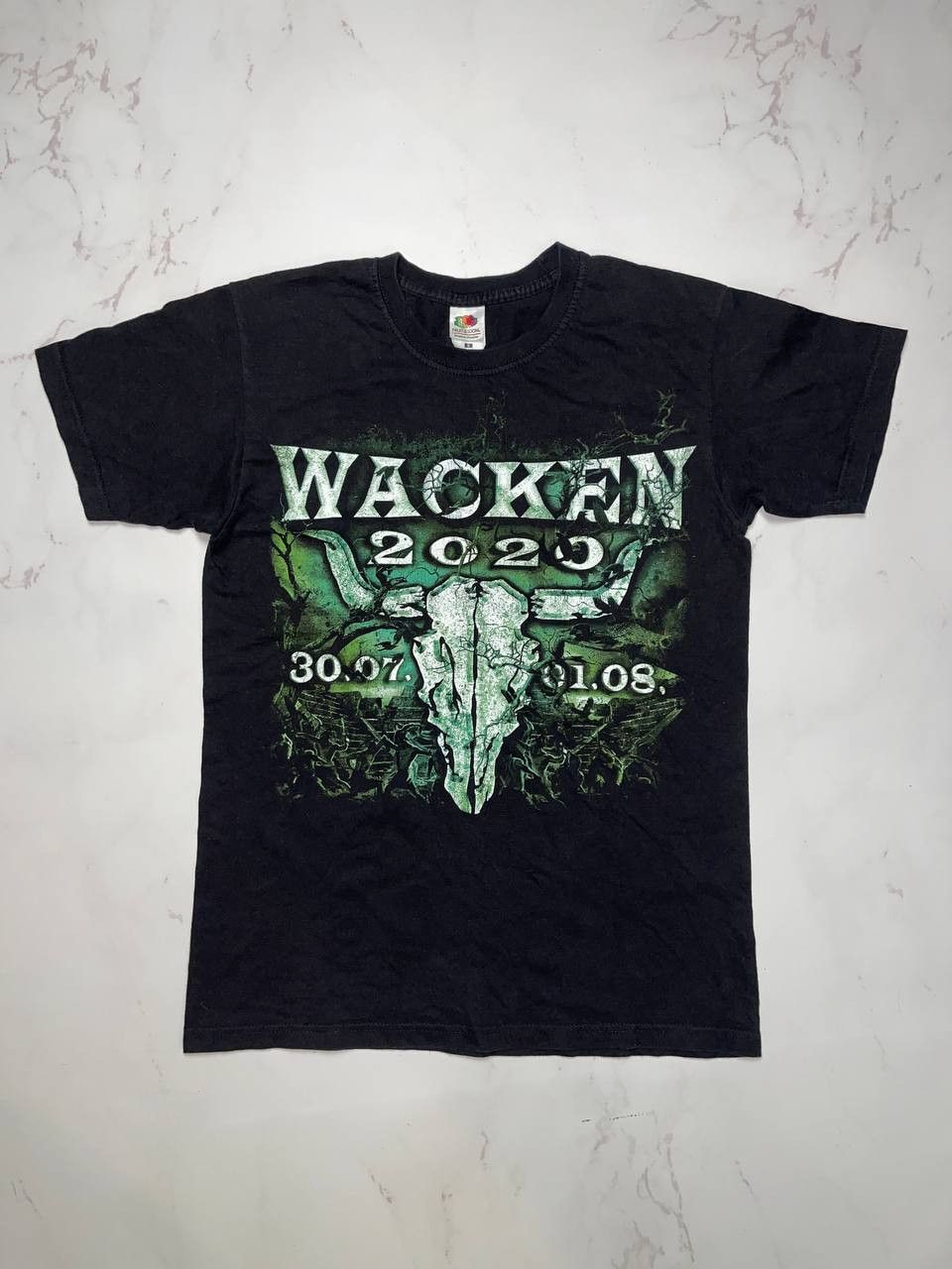 Fruit Of The Loom Waken Vintage T-Shirt 2020 Y2K Size S Rock Festival Size US S / EU 44-46 / 1 - 2 Thumbnail