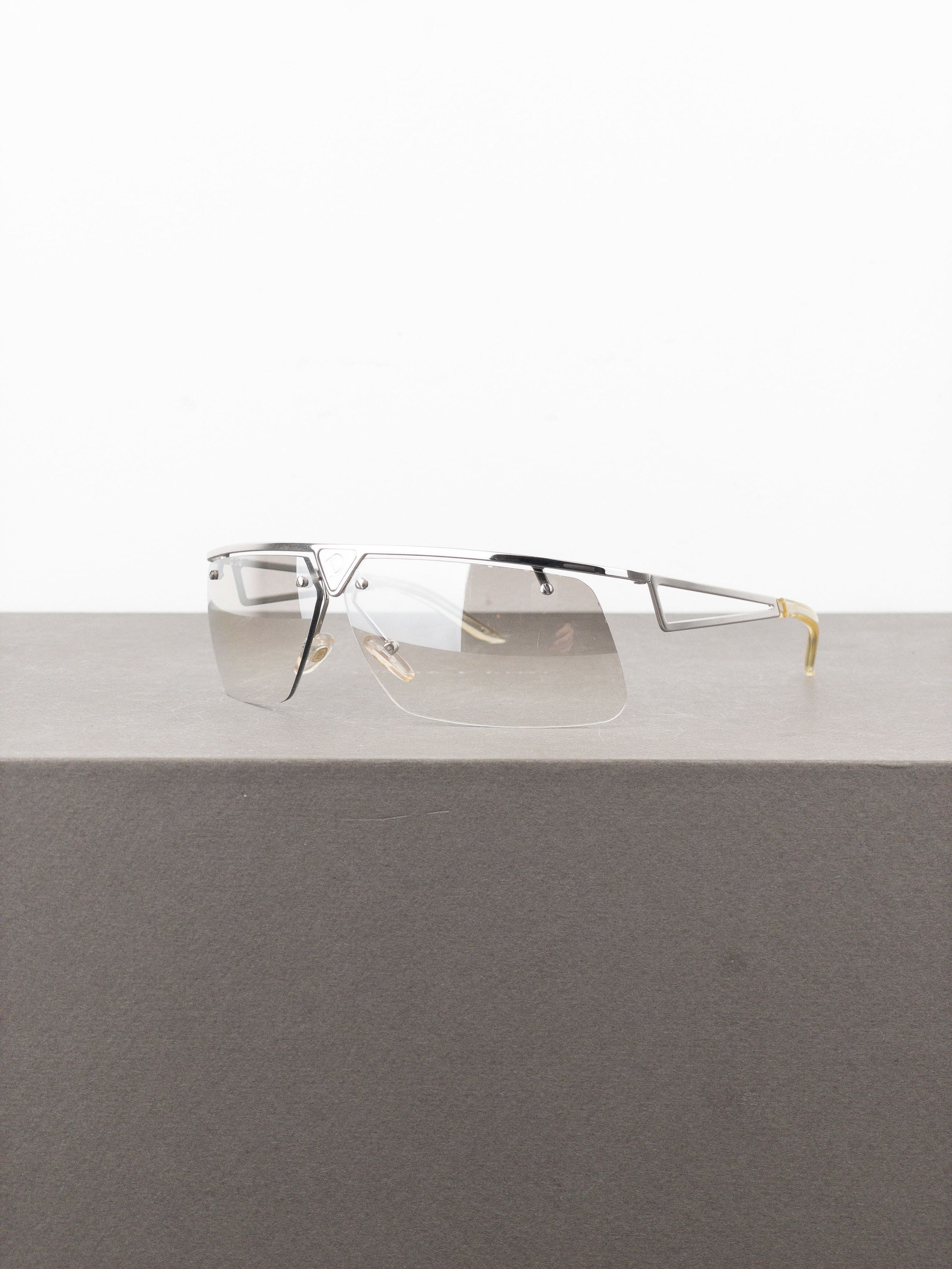by Galliano 2000s ‘Clubbing’ Rimless Wrap Mask Shield Sungla