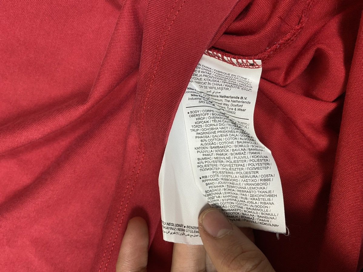 Jordan Brand VNTG 🚨JORDAN Red Central logo basic tee streetwear Size US M / EU 48-50 / 2 - 6 Thumbnail