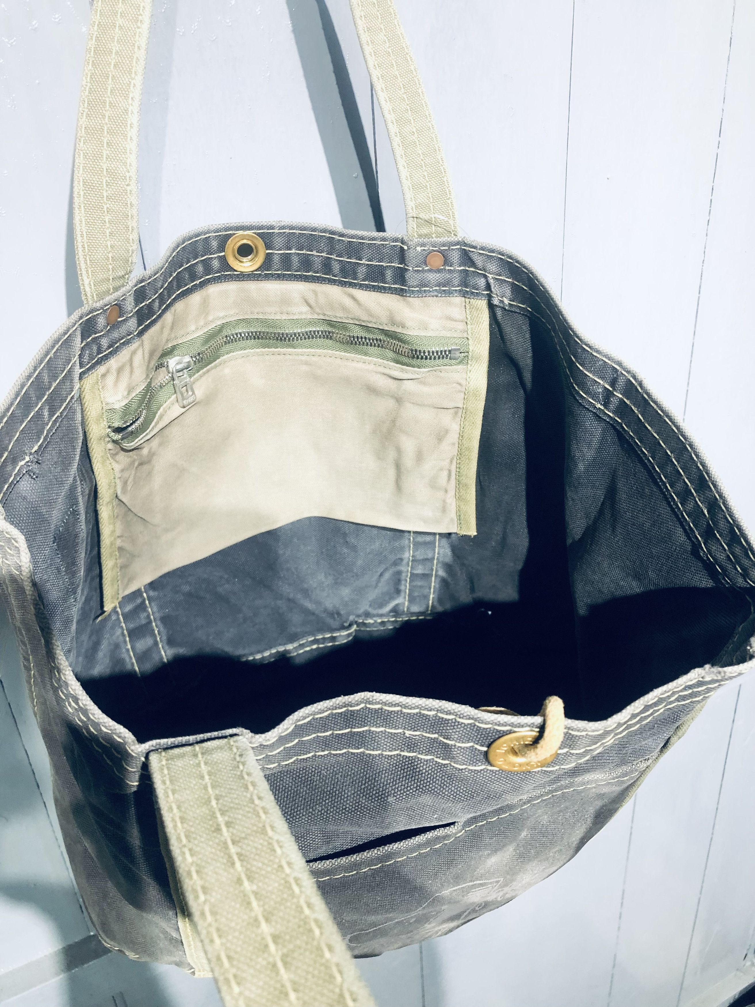 Canvas × Ichizawa Shinzaburo Hanpu × Peanuts SNOOPY X JAPANESE ICHIZAWASHINZABUROHANPU CANVAS TOTEBAG Size ONE SIZE - 8 Thumbnail