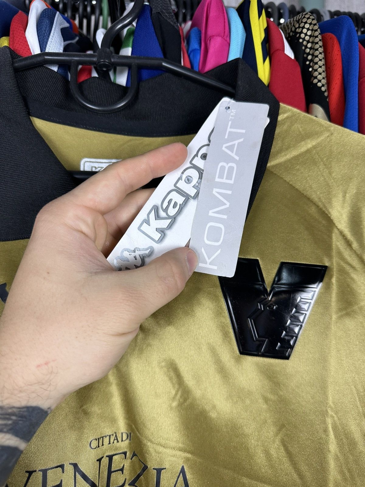 Kappa VENEZIA 2022 2023 THIRD FOOTBALL SHIRT SOCCER JERSEY KAPPA Size US XXL / EU 58 / 5 - 8 Thumbnail