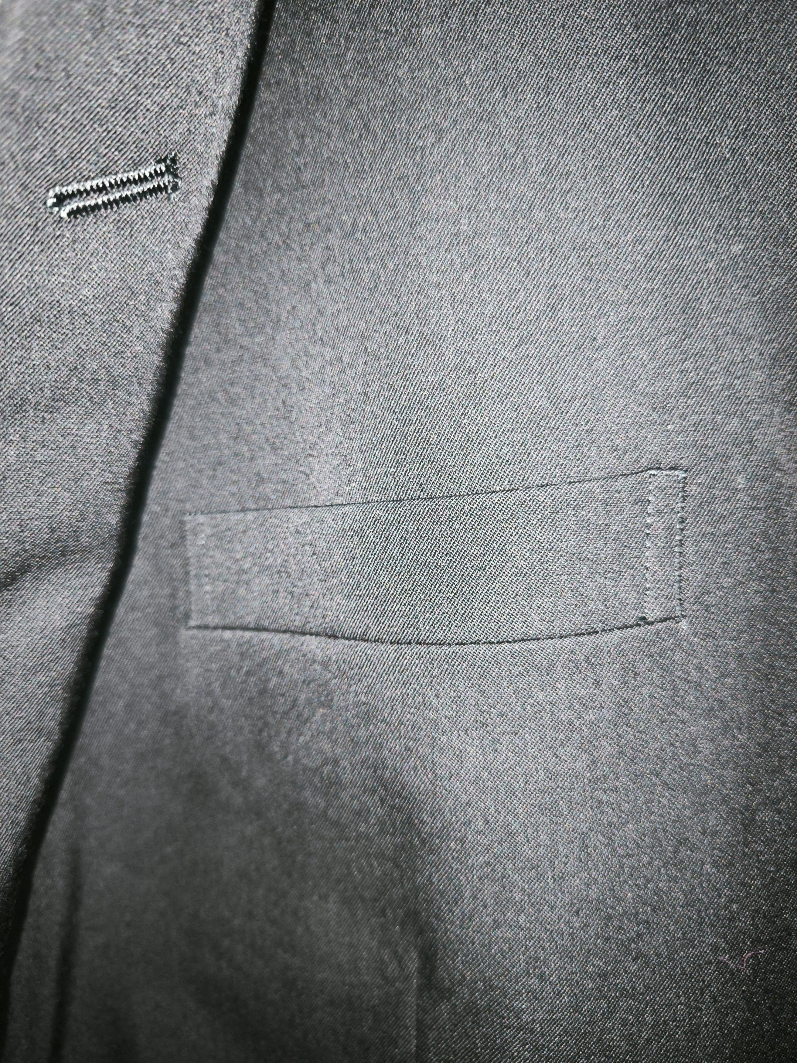 Comme des Garcons Homme Deux AD 1989 Tailor Wool Laine Black Size 40R - 6 Thumbnail