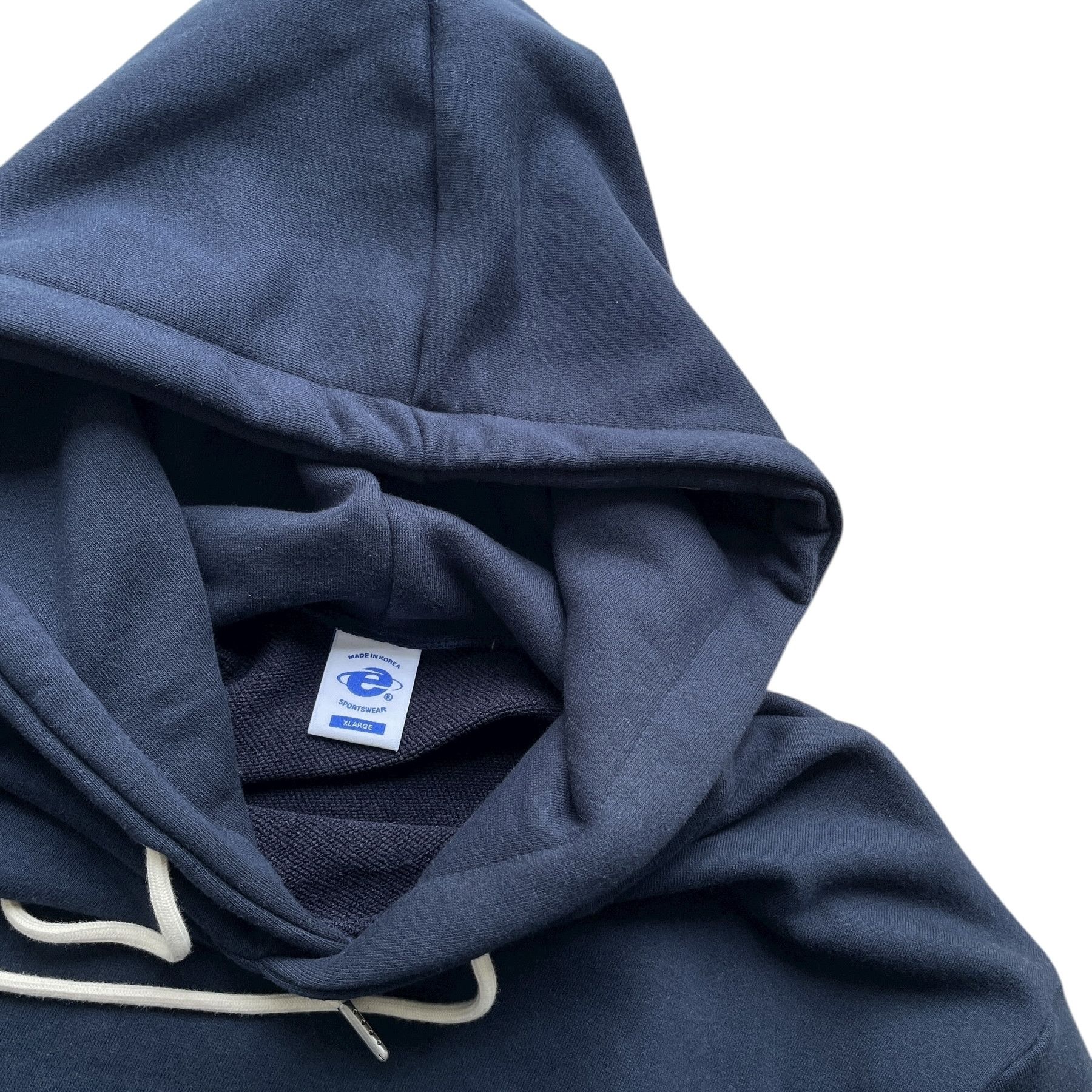 Japanese Brand Oversized blank hoodie cropped with dropped shoulders Size US XL / EU 56 / 4 - 7 Thumbnail