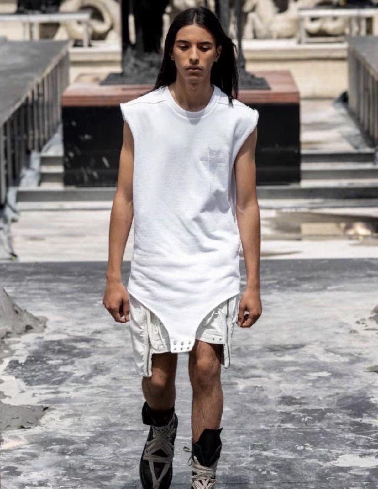 Rick Owens Rick Owens x Champion 20SS Runway Bodysuit Tank Size US M / EU 48-50 / 2 - 5 Thumbnail