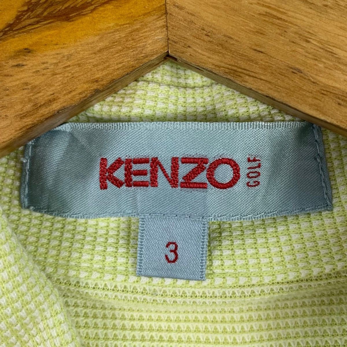 Kenzo × Vintage Vintage KENZO GOLF Pocket Yelow Button Up Shirt Size US S / EU 44-46 / 1 - 5 Thumbnail