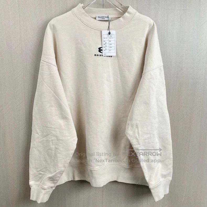 Balenciaga Balenciaga Double Ring Embroidered Sweatshirt. Size US M / EU 48-50 / 2 - 1 Thumbnail