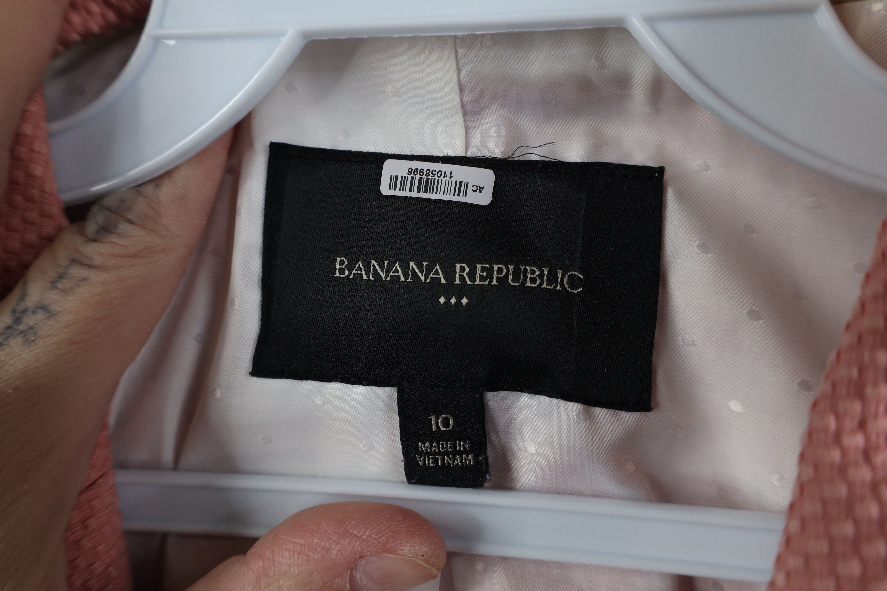 Banana Republic Banana Republic Academy Blazer Jacket Suit Coat Pink Size L / US 10 / IT 46 - 10 Thumbnail