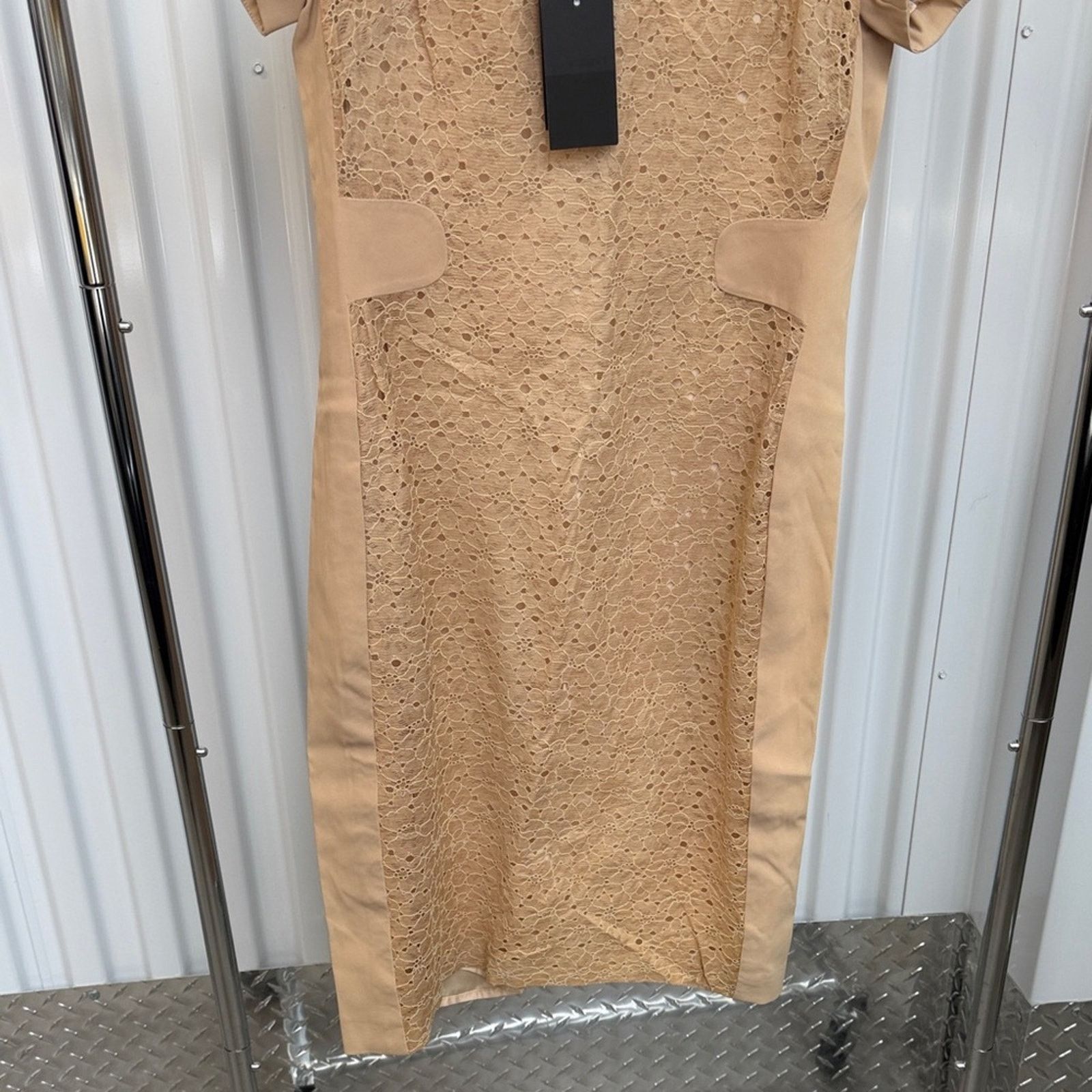 La Perla LA PERLA beautiful Tan Lace Dress Tan Size 10 Womens Size L / US 10 / IT 46 - 5 Thumbnail
