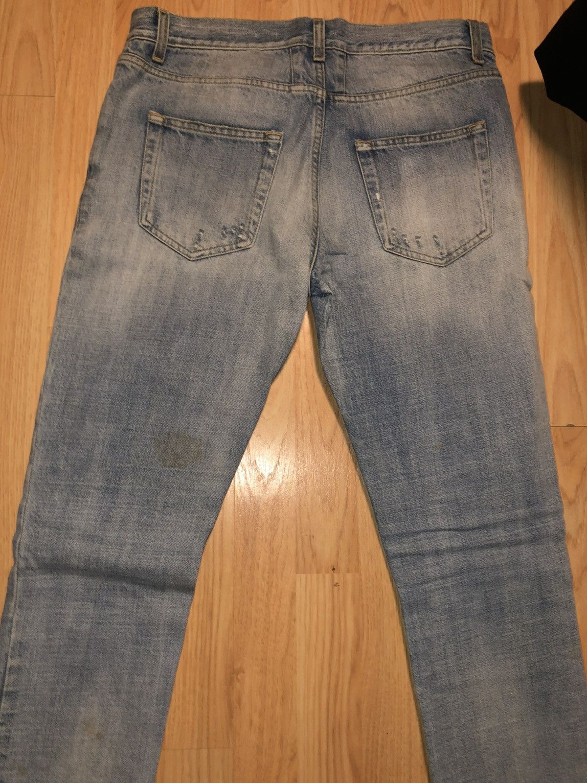 Yves Saint Laurent Saint Laurent Distressed Skinny Jeans - Size 30 Size US 30 / EU 46 - 6 Thumbnail