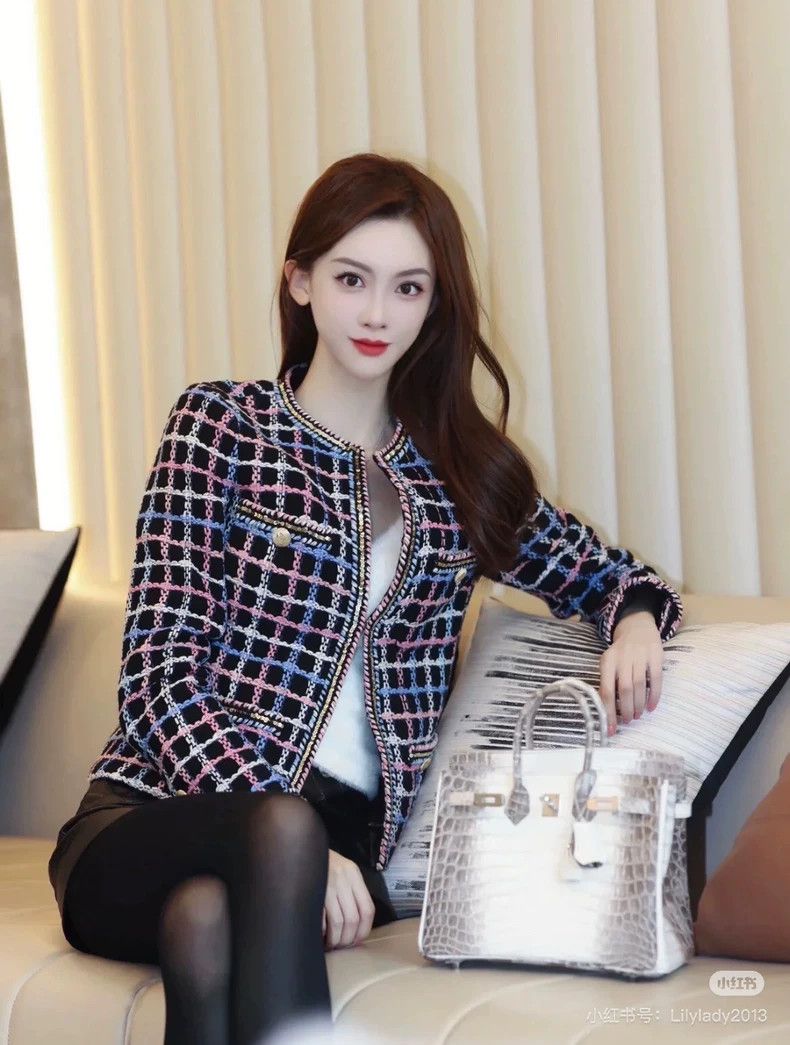 Chanel Chanel Colorful plaid tweed four-pocket jacket Size XS / US 0-2 / IT 36-38 - 9 Thumbnail
