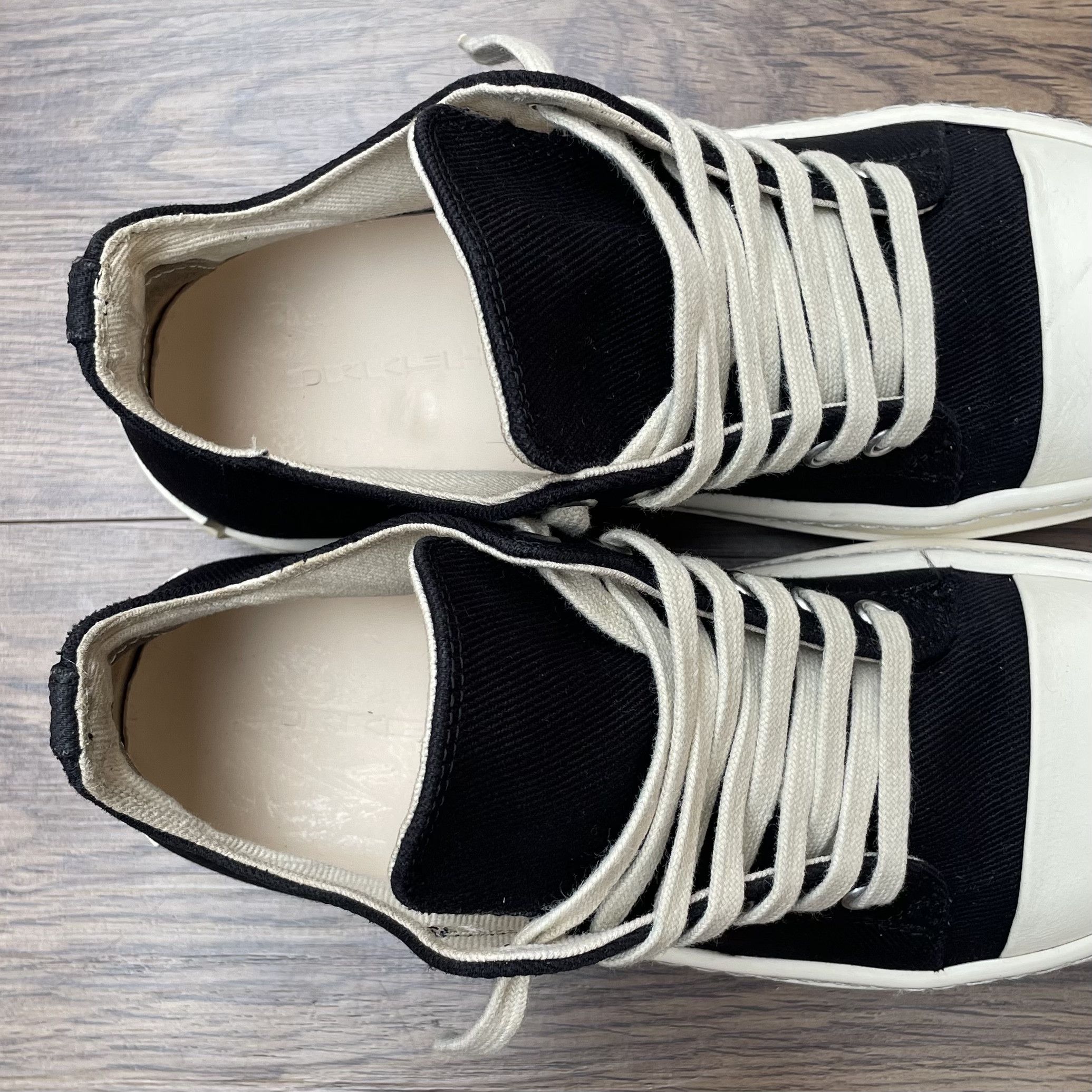 Rick Owens Drkshdw Rick Owens DRKSHDW License Plate Ramones Low Size US 6 / IT 36 - 13 Thumbnail