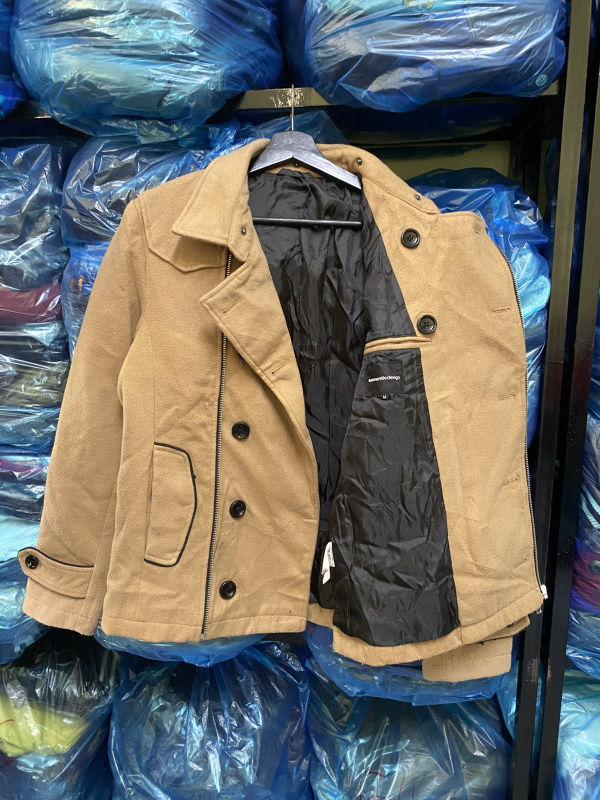 semanticdesign VINTAGE SEMANTIC DESIGN DOUBLE COLLAR JACKET Size US M / EU 48-50 / 2 - 5 Thumbnail