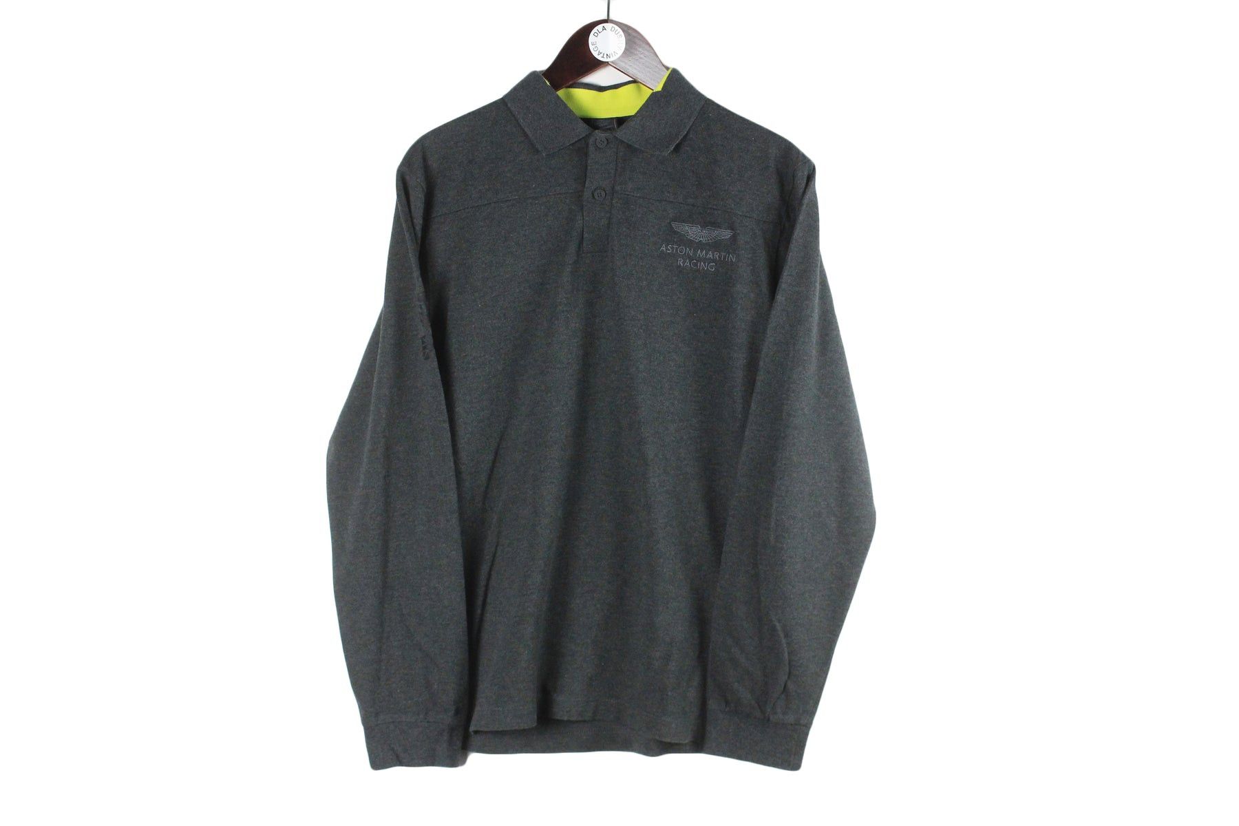 Hackett Aston Martin x Hackett Long Sleeve Polo T-Shirt Medium Size US M / EU 48-50 / 2 - 1 Thumbnail