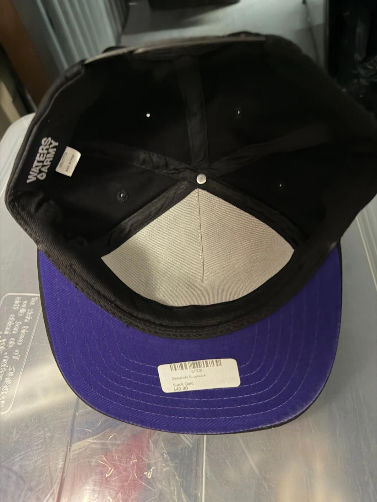 Other Waters And Army Diplomats Hat Cap Snap Back Black Gold Size ONE SIZE - 3 Thumbnail
