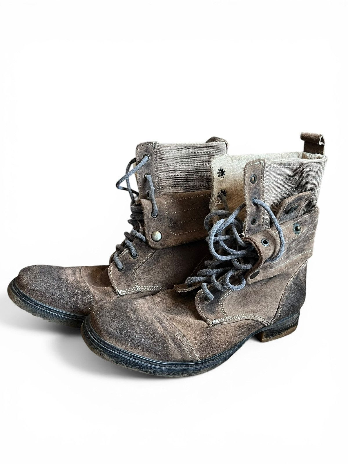 Bed Stu Rare Bed|Stu Distressed Archive Leather Strap Boots 11 as98 Size US 11 / EU 44 - 2 Thumbnail