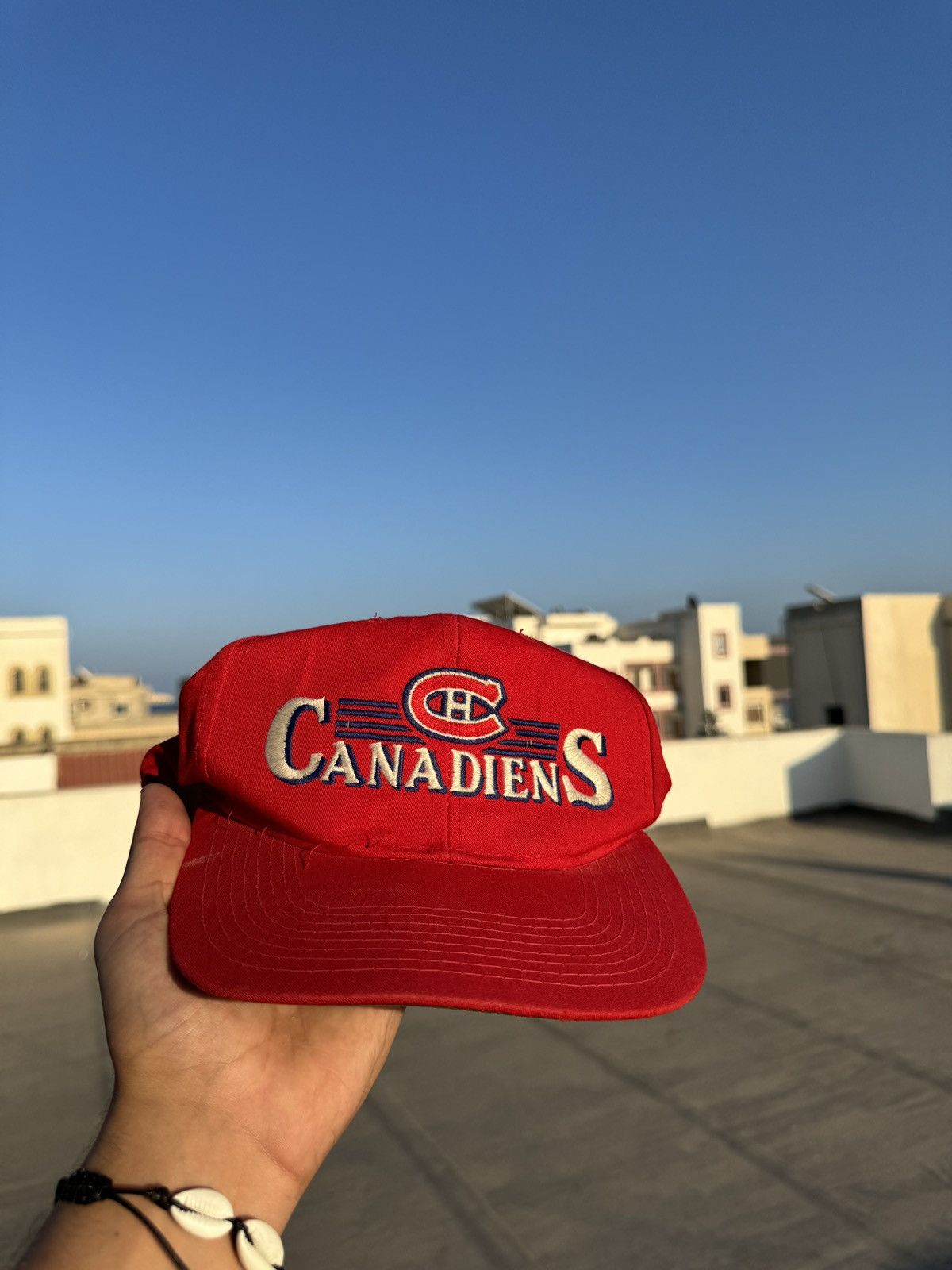 NHL RARE 90s Canadiens Snapback Sideliner cap NHL Size ONE SIZE - 1 Thumbnail