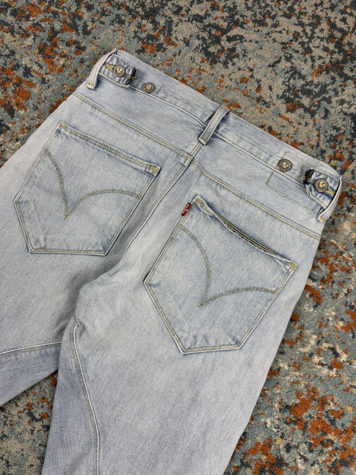 Levi's Vintage 2000s Levis Engineered jeans twisted shorts washed Size US 28 / EU 44 - 5 Thumbnail