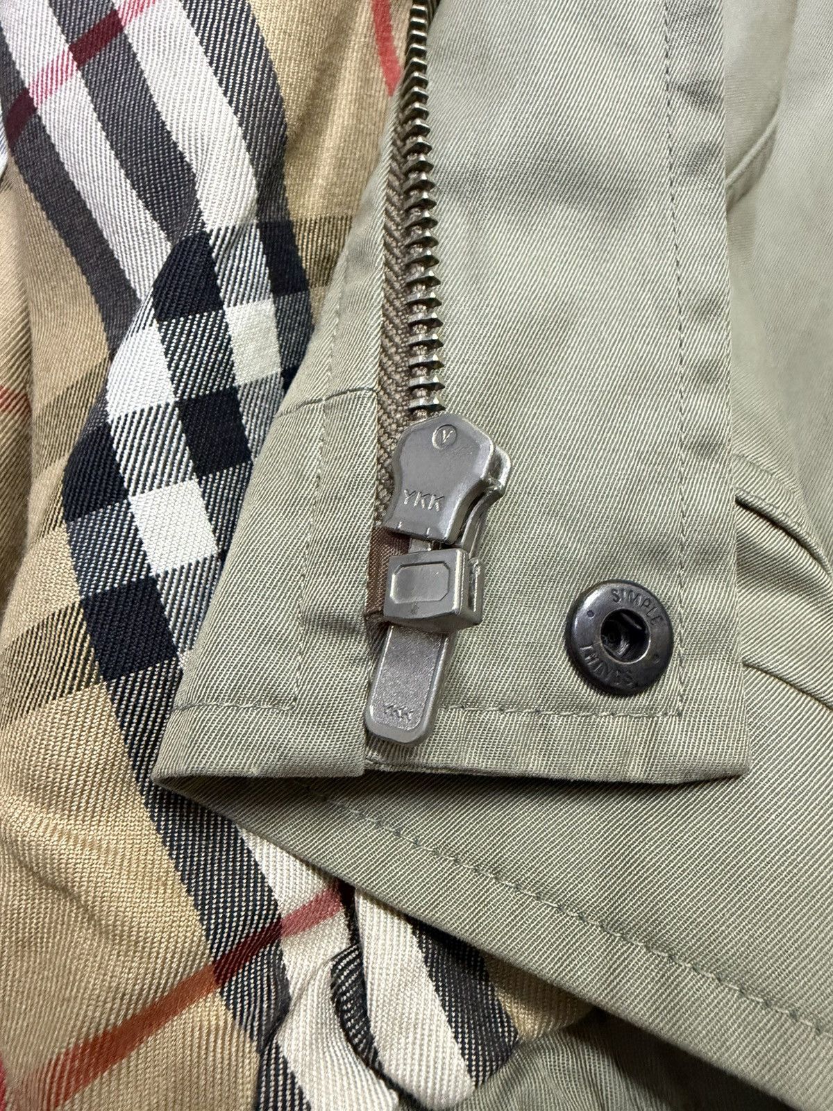 Burberry Vintage 90s Burberrys Prorsum Bomber Jacket Novacheck Size US L / EU 52-54 / 3 - 11 Thumbnail