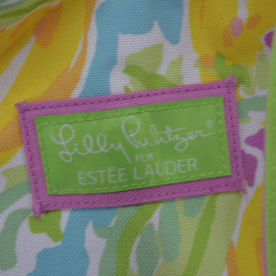 Other Lilly Pulitzer x Estee Lauder Tote Bag Floral Preppy Green Size ONE SIZE - 6 Thumbnail