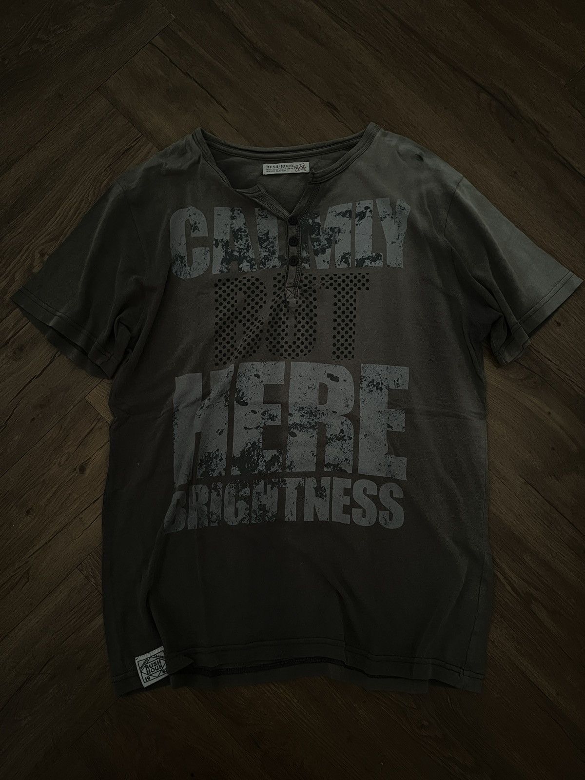 PPFM Y2K Distressed Washed Graphic Tee • Rush HouseM Style Size US XL / EU 56 / 4 - 1 Thumbnail