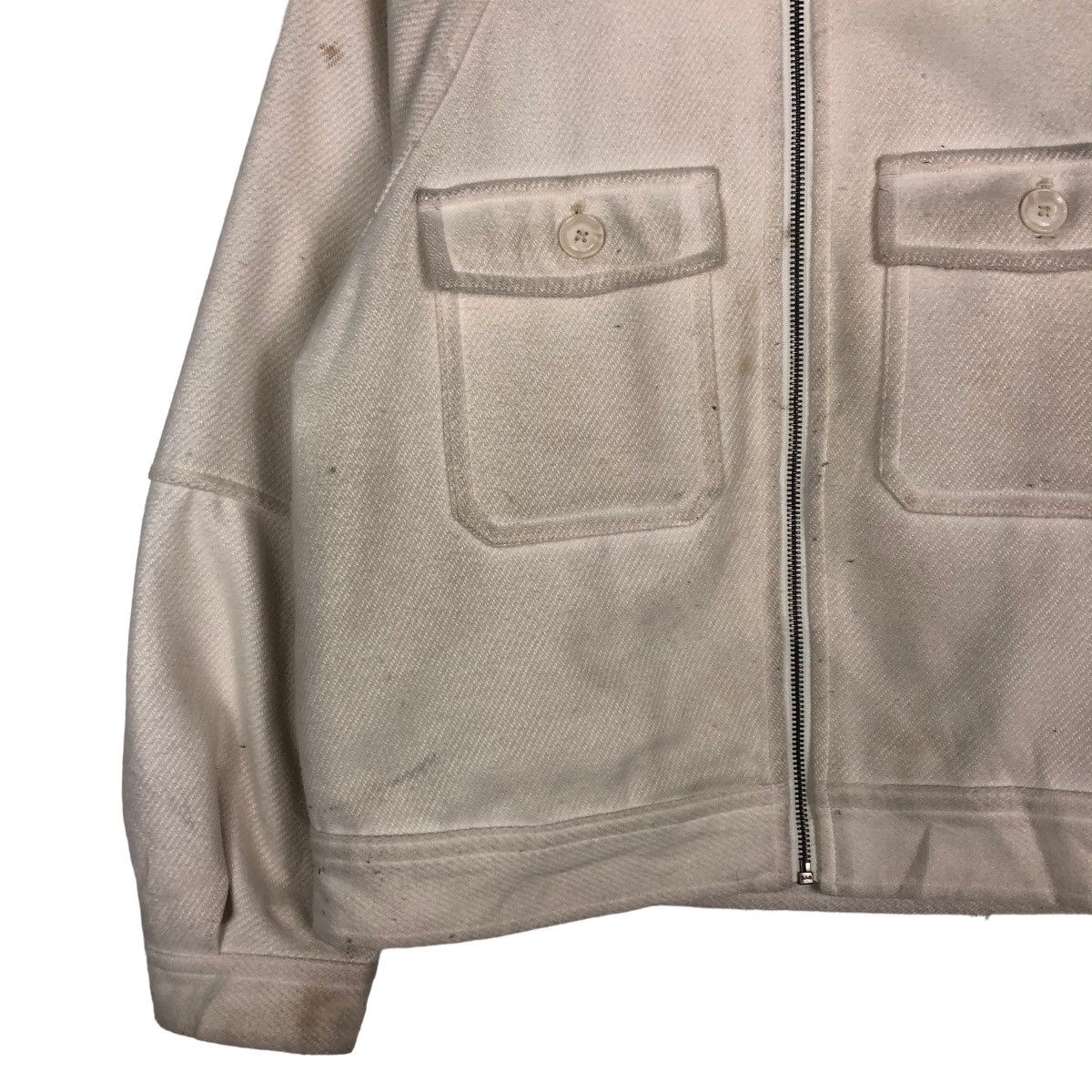 Japanese Brand × Vintage 📌VINTAGE CROPPED WOOL BIKER JACKET GU Size US M / EU 48-50 / 2 - 5 Thumbnail