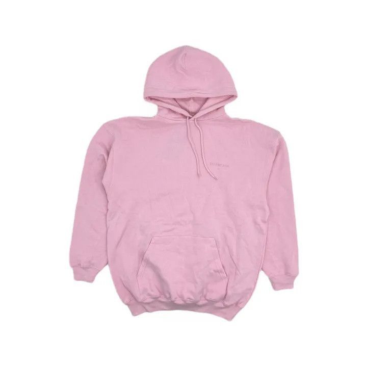Balenciaga Balenciaga Oversized Logo Hooded Sweatshirt Pink 0079-2507 Size XS / US 0-2 / IT 36-38 - 2 Thumbnail