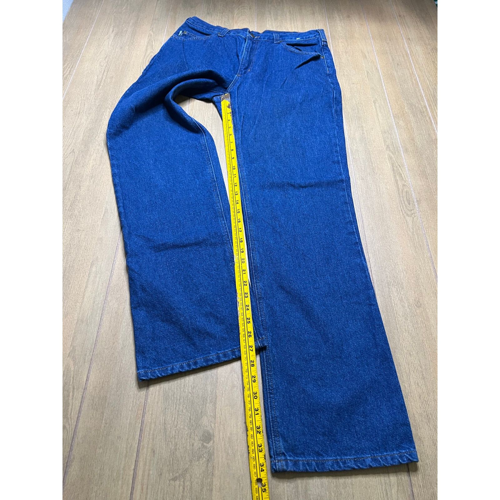 Carhartt Carhartt Jeans Mens 34x34 Blue Denim Utility Work Pants Y2K Size US 34 / EU 50 - 8 Thumbnail