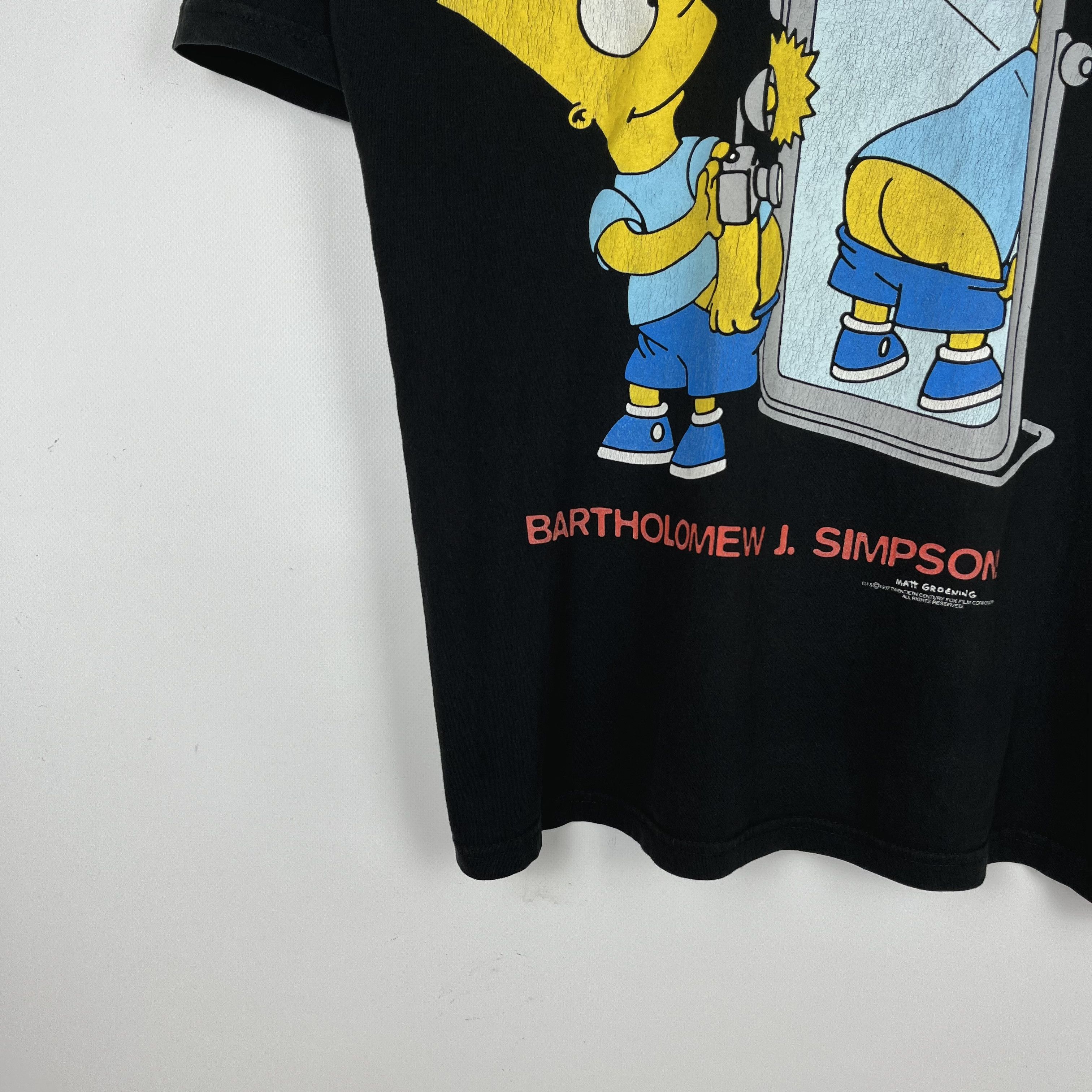 Cartoon Network Vintage The Simpsons Bart Simpson Adult Funny T Shirt 1997 Size US M / EU 48-50 / 2 - 4 Thumbnail