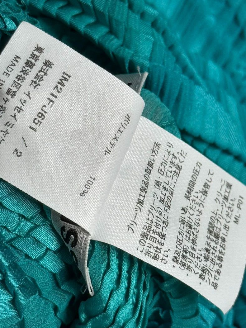 Issey Miyake Issey Miyake size:2 Blue round-neck checkered T-shirt Size S / US 4 / IT 40 - 4 Thumbnail
