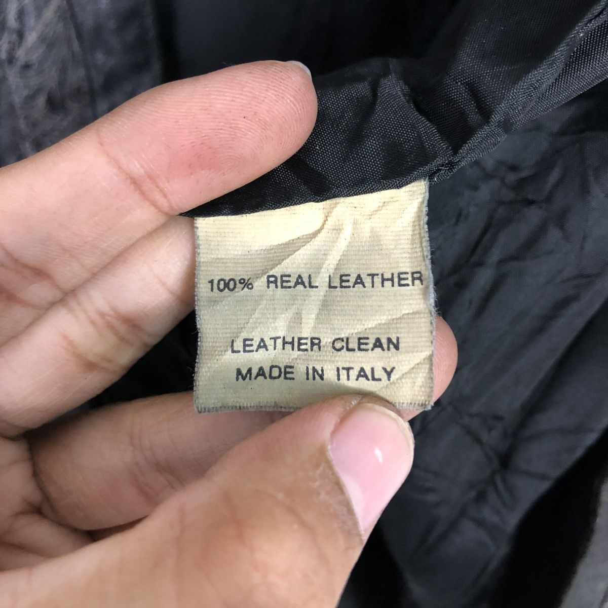 Vintage 🔥VINTAGE LEATHER JACKET BUTTONLESS ELIZABETH ITALY Size M / US 6-8 / IT 42-44 - 19 Thumbnail