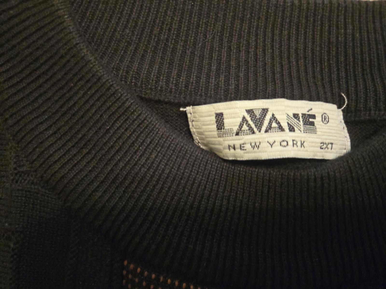 Lavane Lavane New York 2XT Vintage Pattern Knit Sweater Size US XXL / EU 58 / 5 - 2 Thumbnail