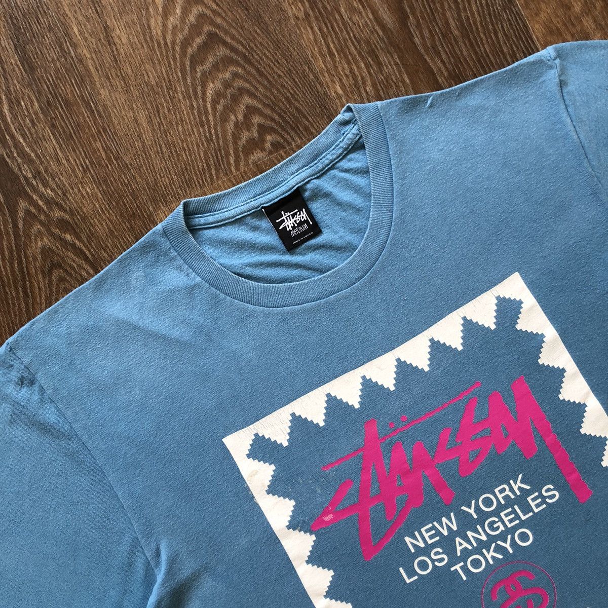 Stussy STUSSY World Tour Tee Size US M / EU 48-50 / 2 - 2 Thumbnail
