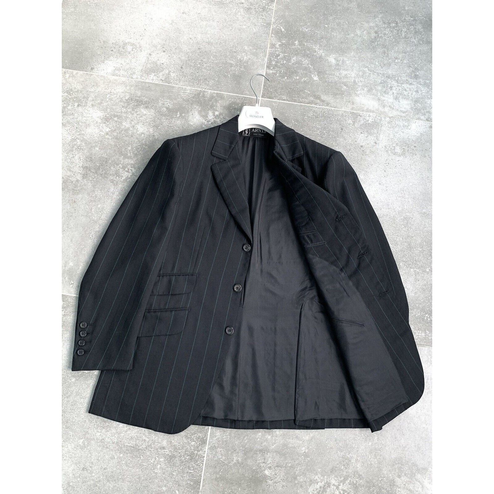 Designer ARNYS PARIS Bespoke Suit Blazer Trousers EU 50 UK 40 Short Size 50S - 10 Thumbnail