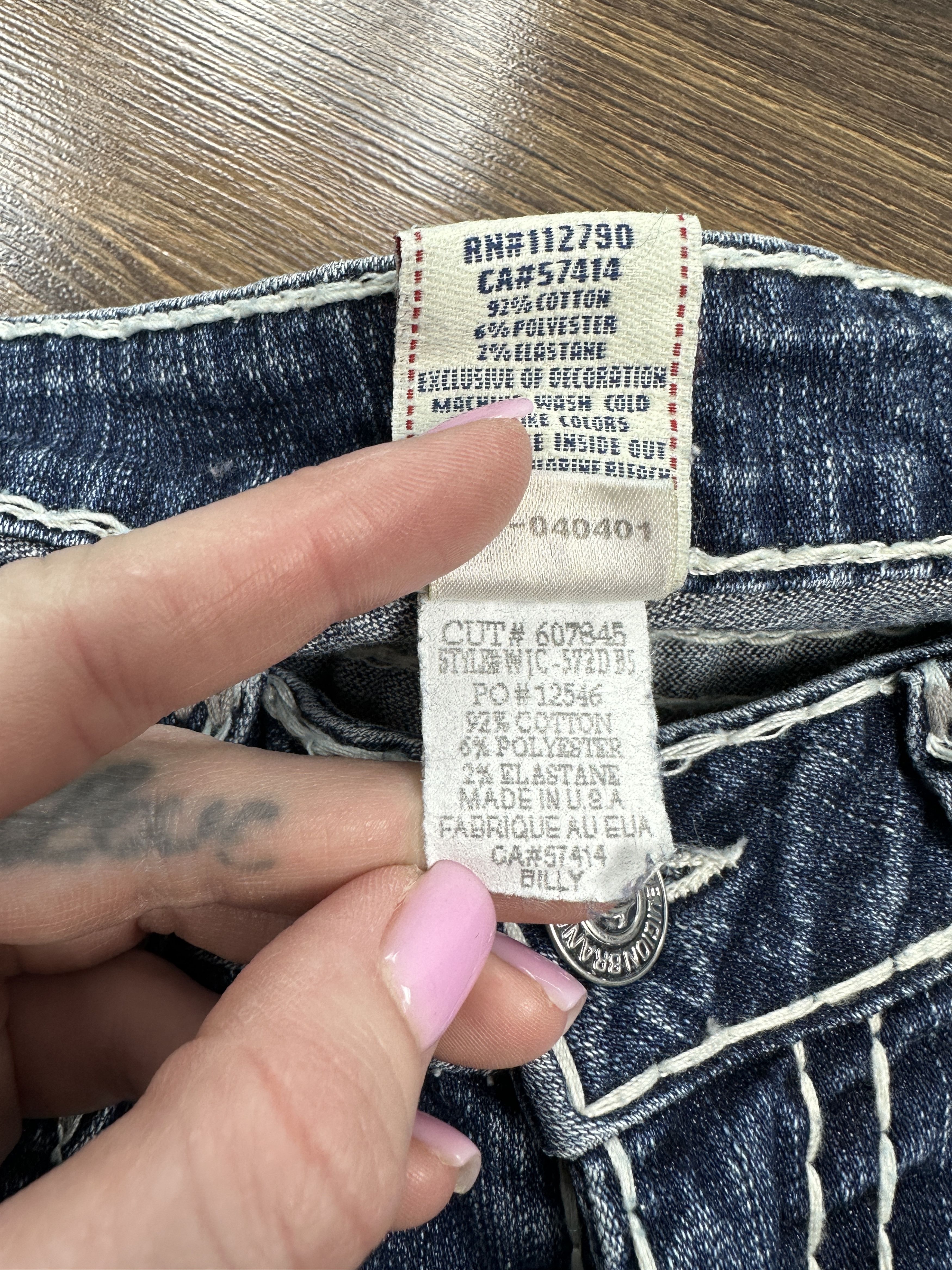 True Religion True Religion Vintage Womens Denim Pants Jeans Size 30" / US 8 / IT 44 - 9 Thumbnail