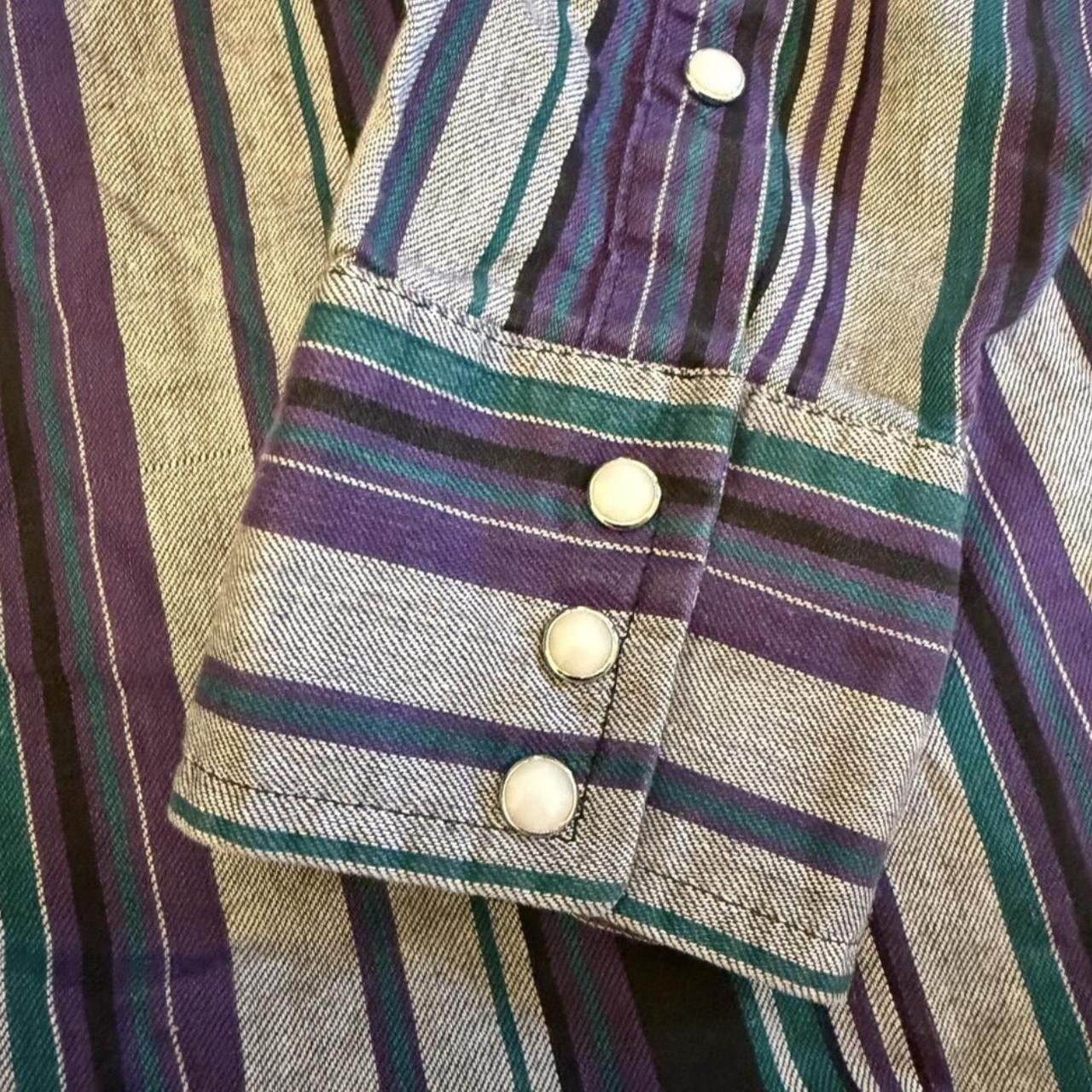 Wrangler Vintage 90s Wrangler Pearl Snap Western Shirt Size US XL / EU 56 / 4 - 2 Thumbnail