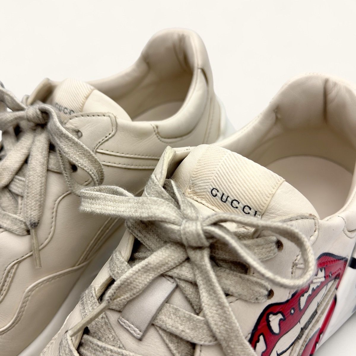 Gucci Gucci Rhyton “Mouth” Sneaker Size US 8.5 / EU 41-42 - 10 Thumbnail