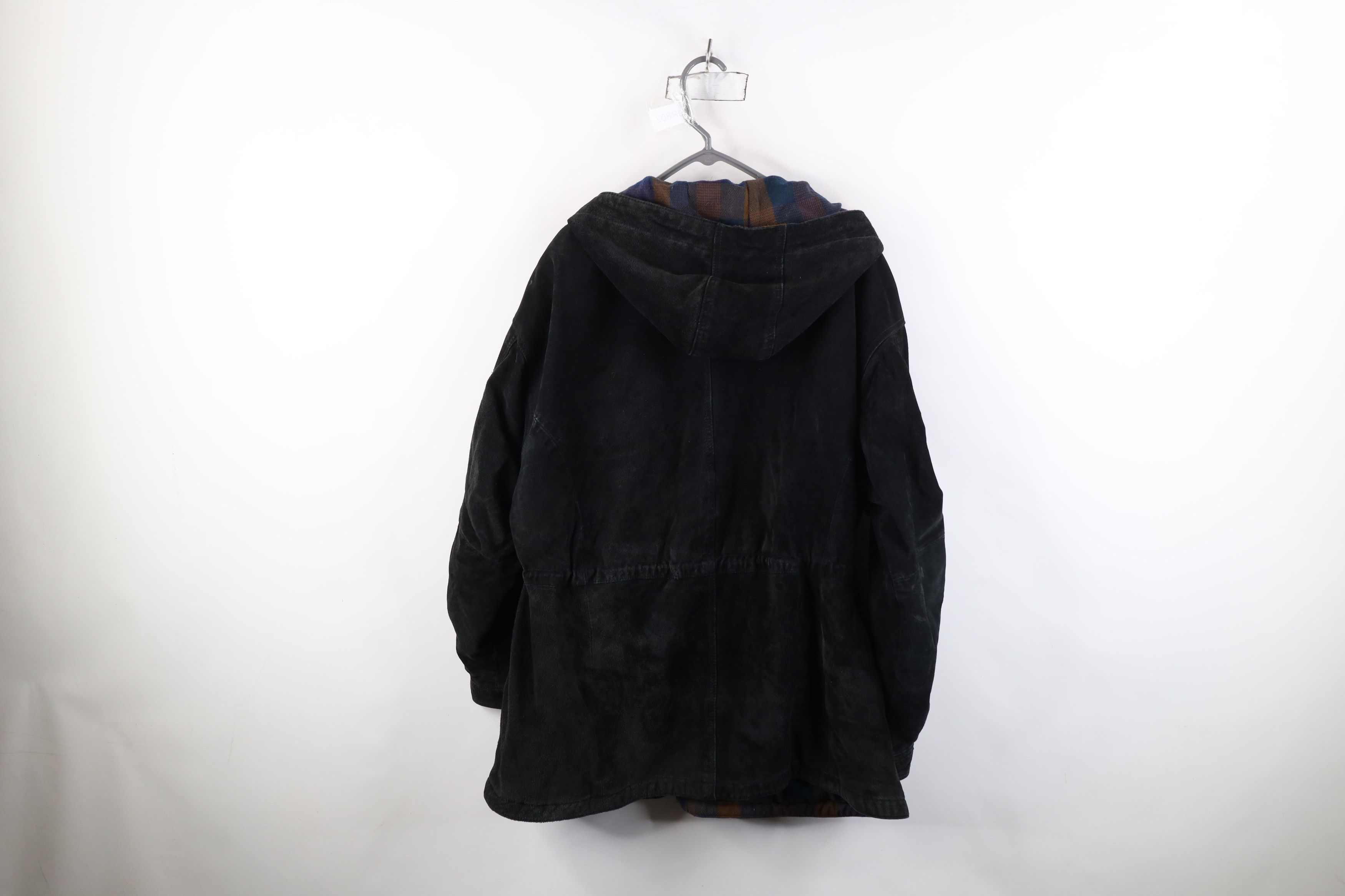 Vintage Vintage 90s Streetwear Suede Leather Toggle Button Jack Size US XL / EU 56 / 4 - 13 Thumbnail